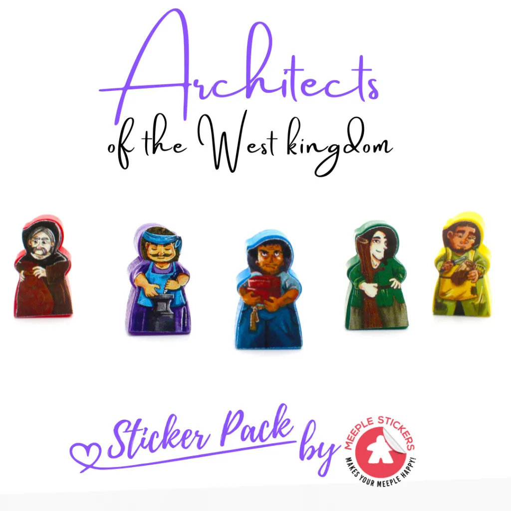 Architectes du Royaume de l'Ouest - Set d'autocollants