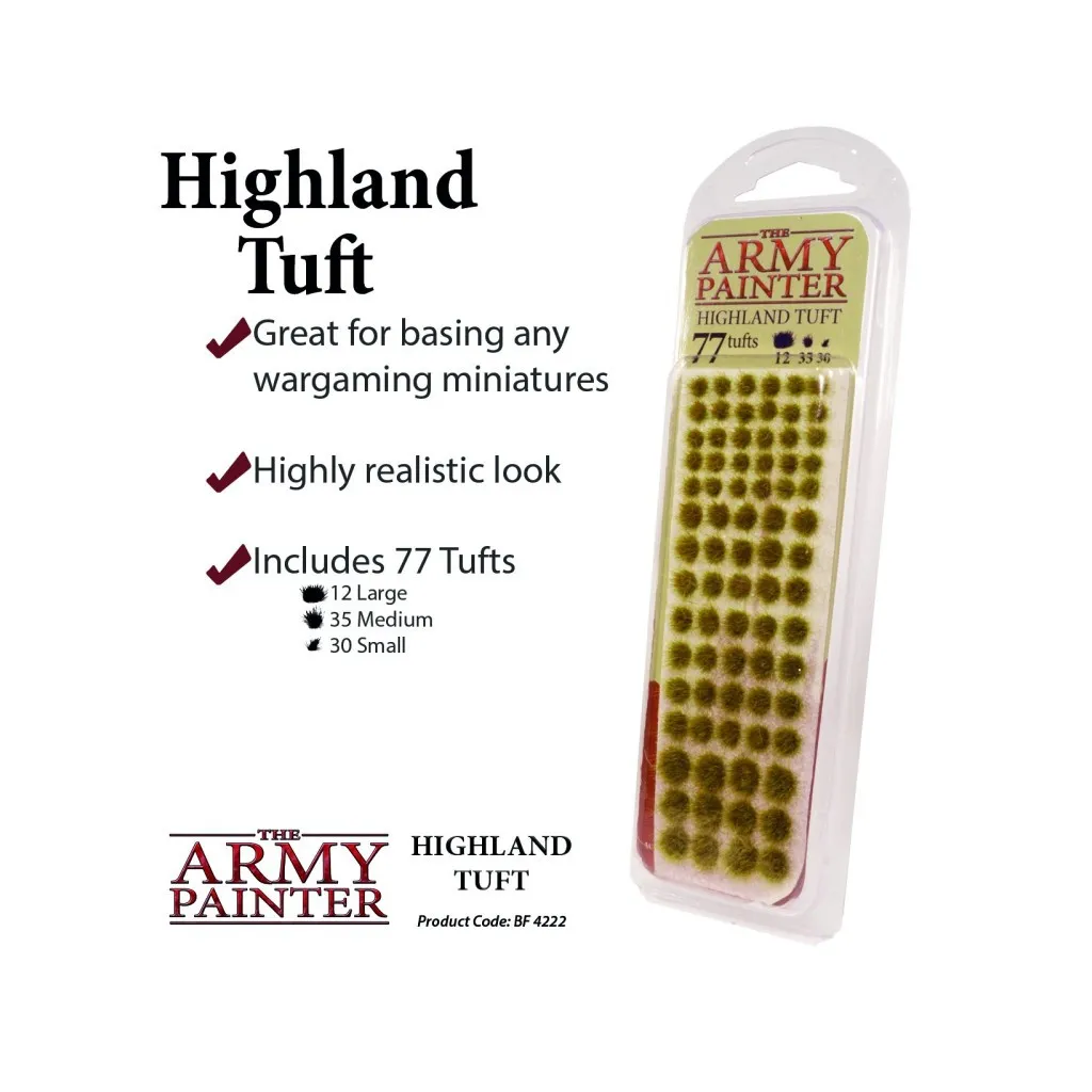 Army Painter : Herbe Synthétique - Highland Tuft