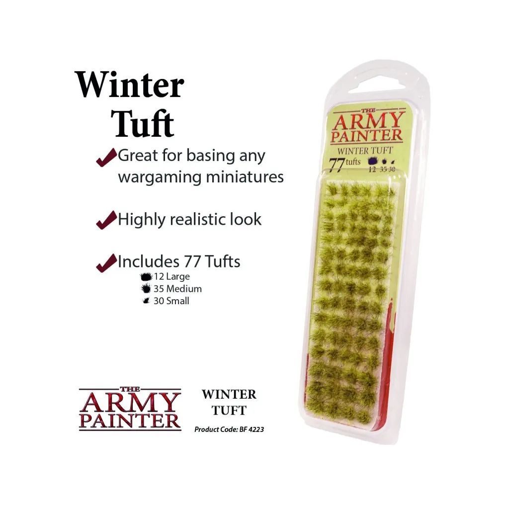 Army Painter : Herbe Synthétique - Winter Tuft