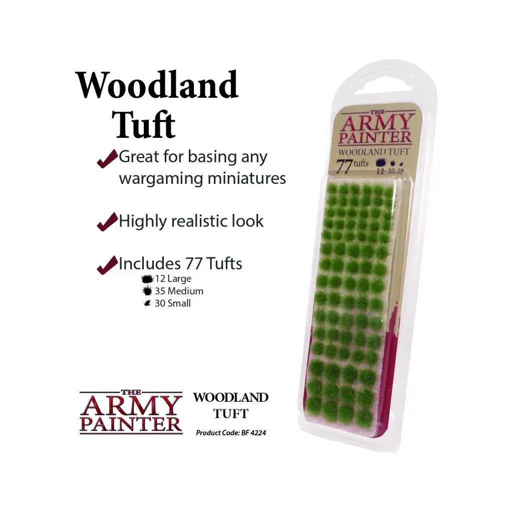Army Painter : Herbe Synthétique - Woodland Tuft