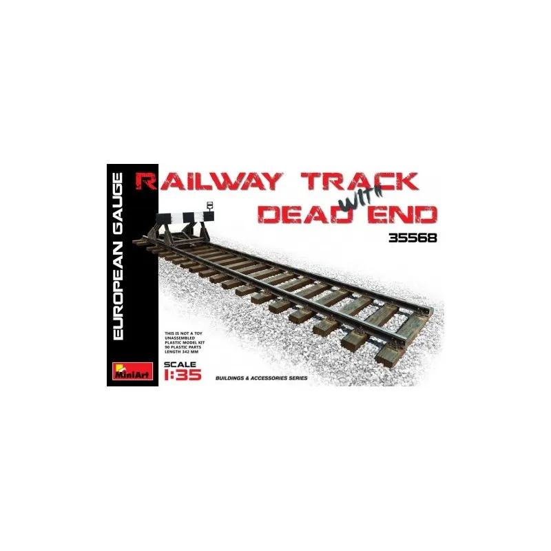 Arrêt de la piste et de la fin de la piste. MINIART 35568