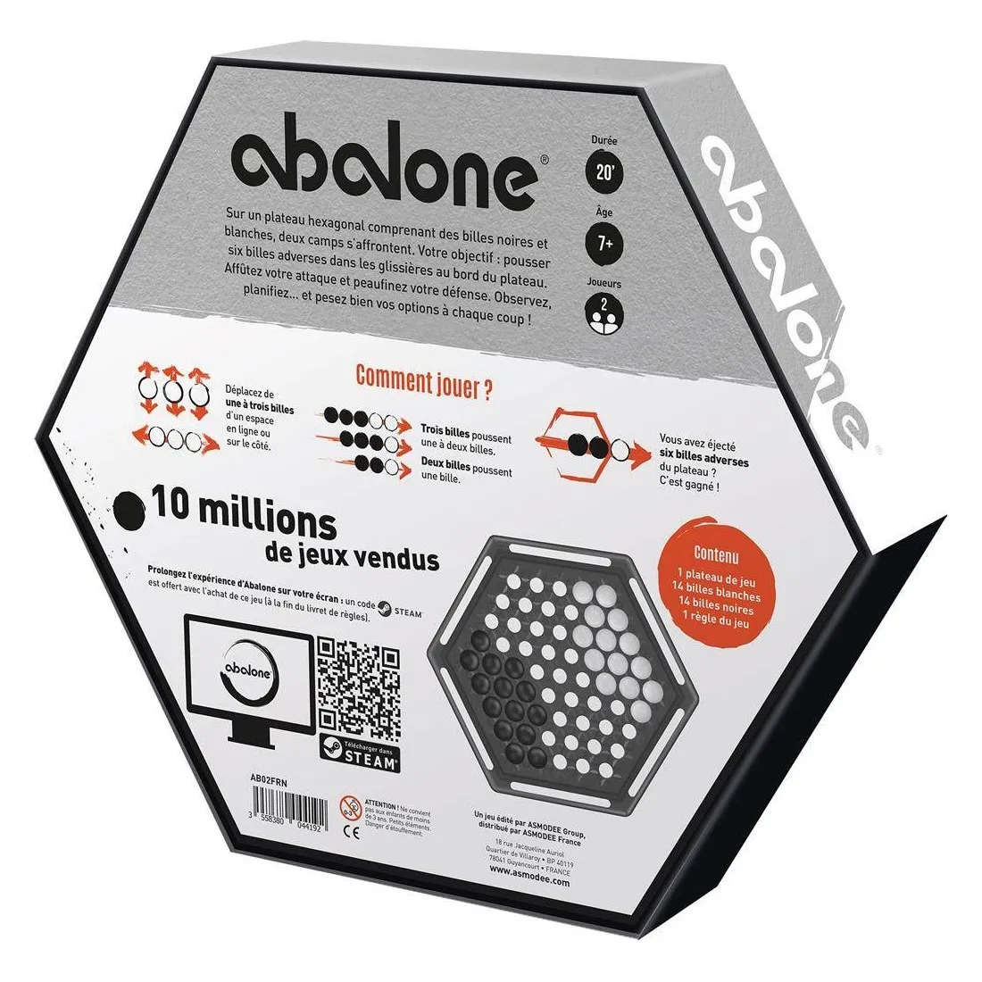 Abalone - jeu de réflexion et de stratégie - Asmodee