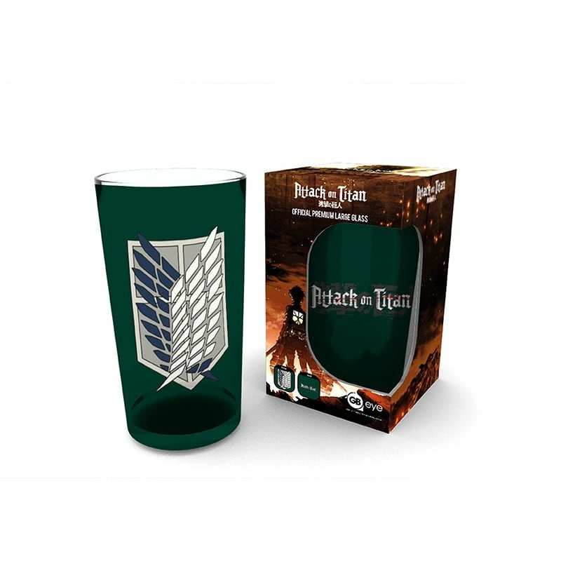 Attack on titan - scout - verre xxl 500ml