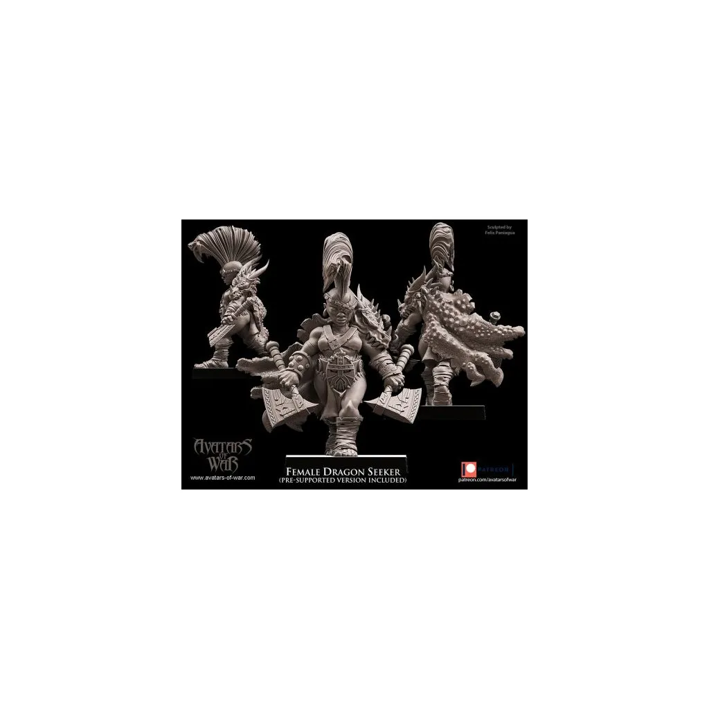 Avatars Of War - Chasseresse de dragon naine
