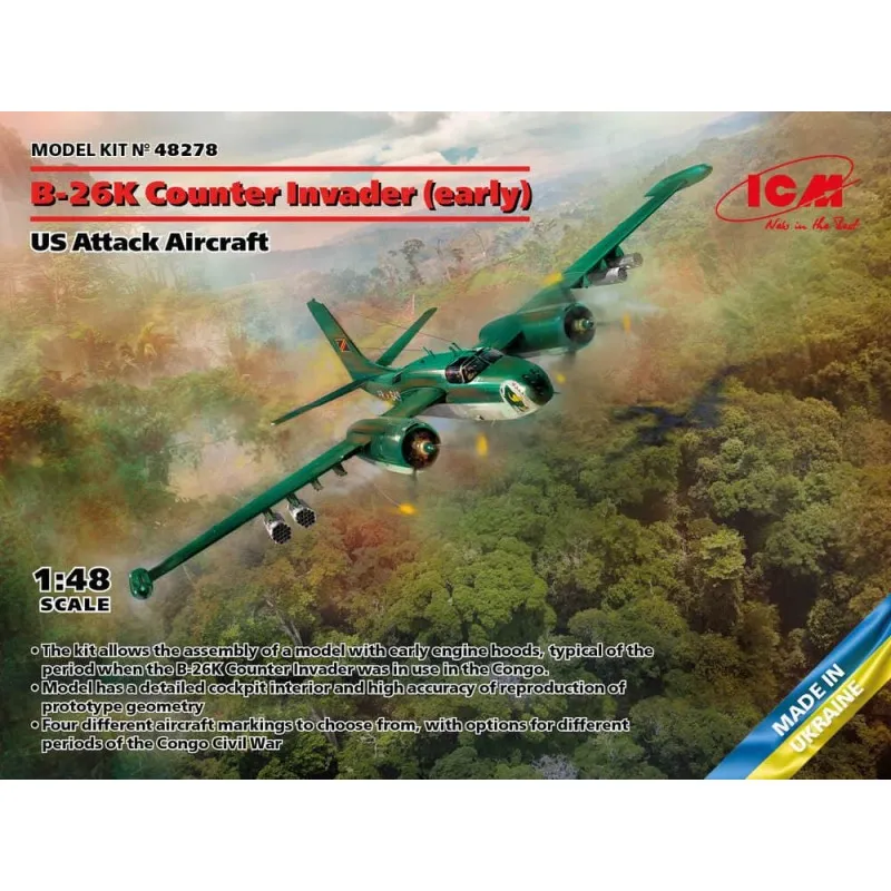 B-26K Counter Invader (tôt). ICM 48278