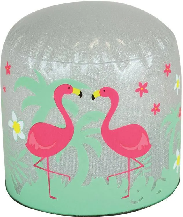 FLAMANT ROSE LAMPE VEILLEUSE GONFLABLE