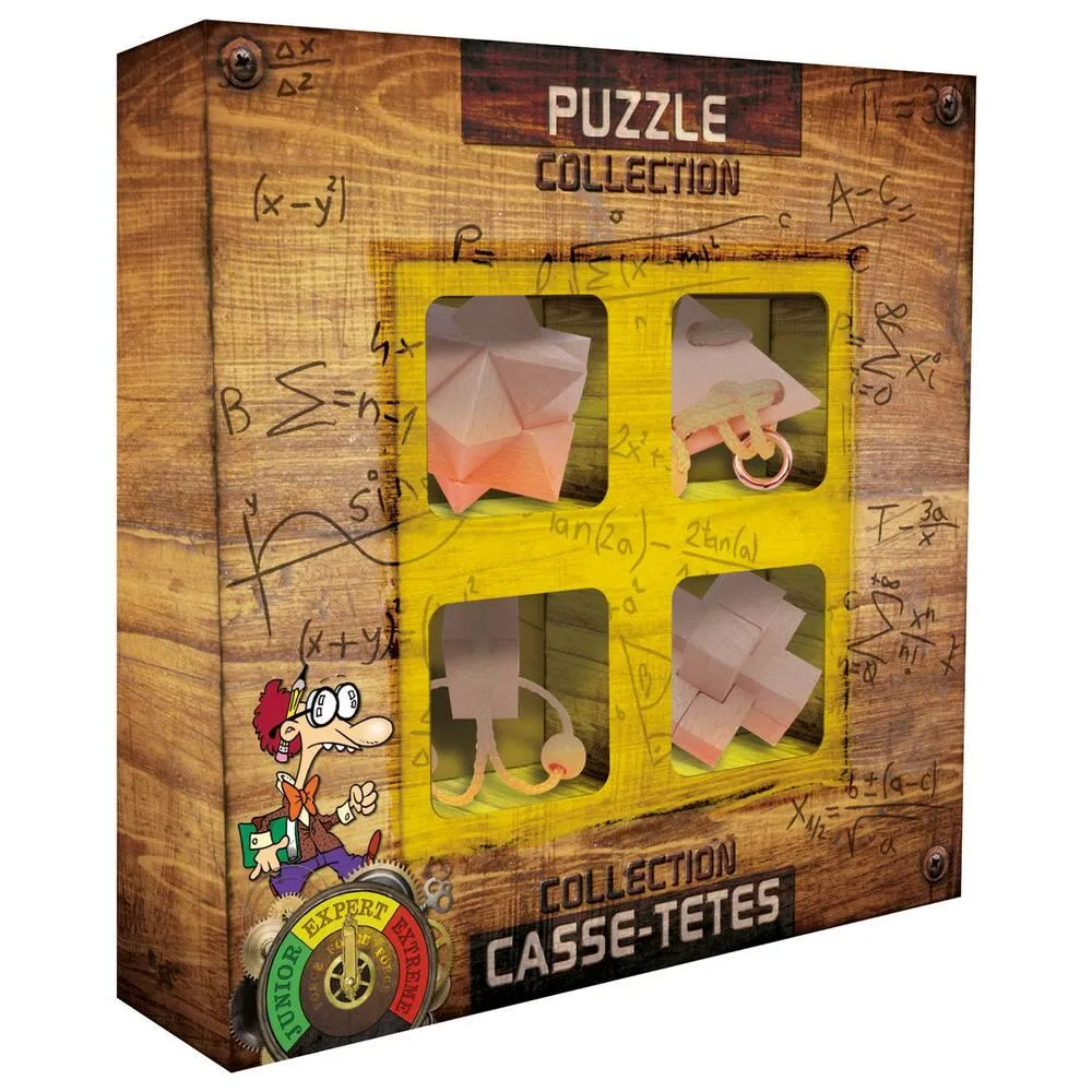 SET DE 4 CASSE-TETES BOIS EXPERT