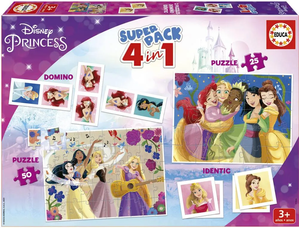 EDUCA® SUPERPACK DISNEY PRINCESS  25 PIECES