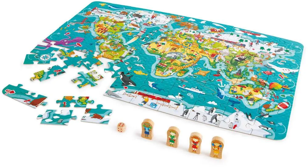 2-IN-1 WORLD TOUR PUZZLE AND GAME