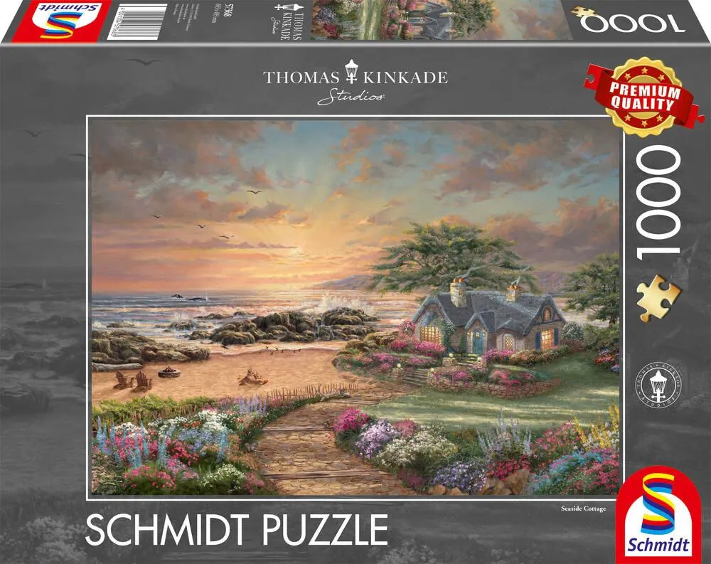 SEASIDE COTTAGE PUZZLE  1000 PIECES