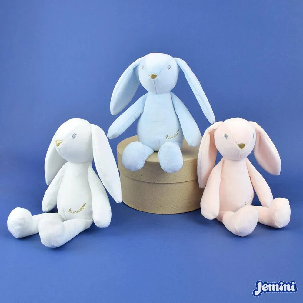 LUMINOU PELUCHE LAPIN 21CM