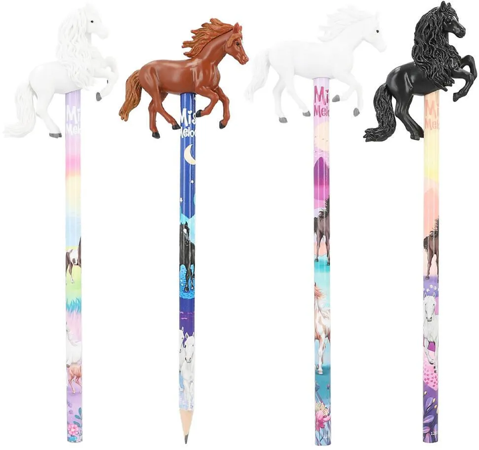 MISS MELODY CRAYON AVEC TOPPER CHEVAL