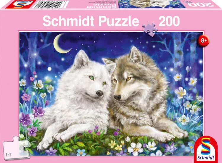 AMITIE ENTRE LOUPS PUZZLE 200 PIECES