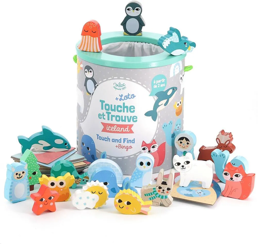 TOUCHE ET TROUVE ICELAND EN BOIS - MICHELLE CARLSLUND