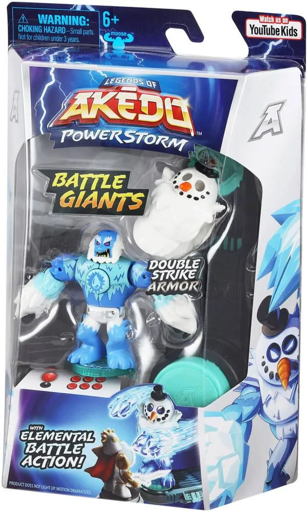 AKEDO - FIGURINE DE COMBAT GEANTE POWERSTORM SHATTERCLAW