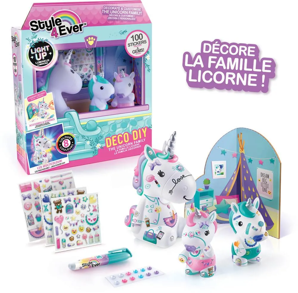 STYLE 4 EVER-  LA FAMILLE LICORNE