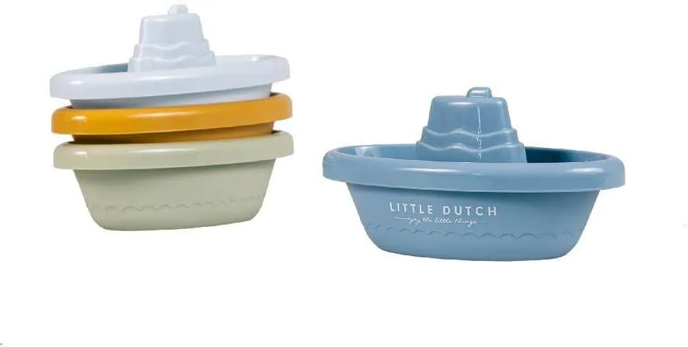 BATEAUX DE BAIN A EMPILER - BLEU