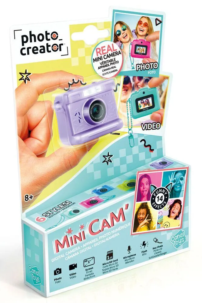 APPAREIL PHOTO NUMERIQUE MINI CAM' - VINTAGE