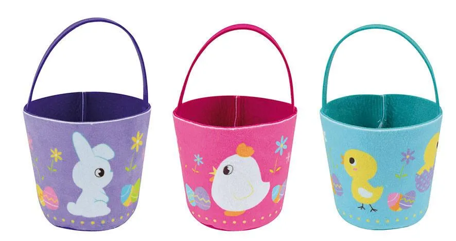 PANIER EN FEUTRINE : 22CM