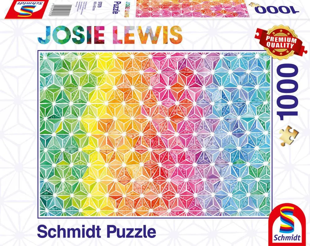 TRIANGLES MULTICOLORES PUZZLE 1000 PIECES