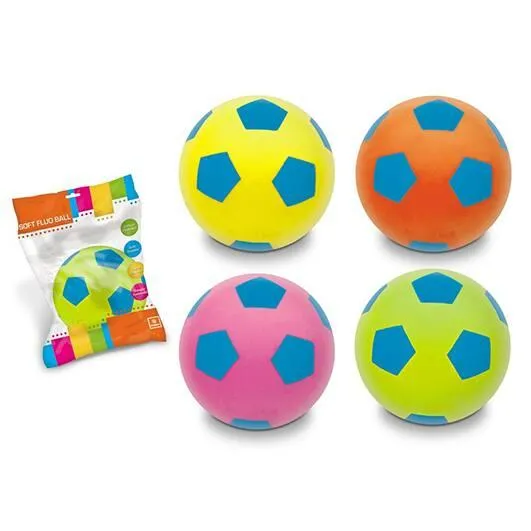 SOFT FOOTBALL FLUO 20 CM