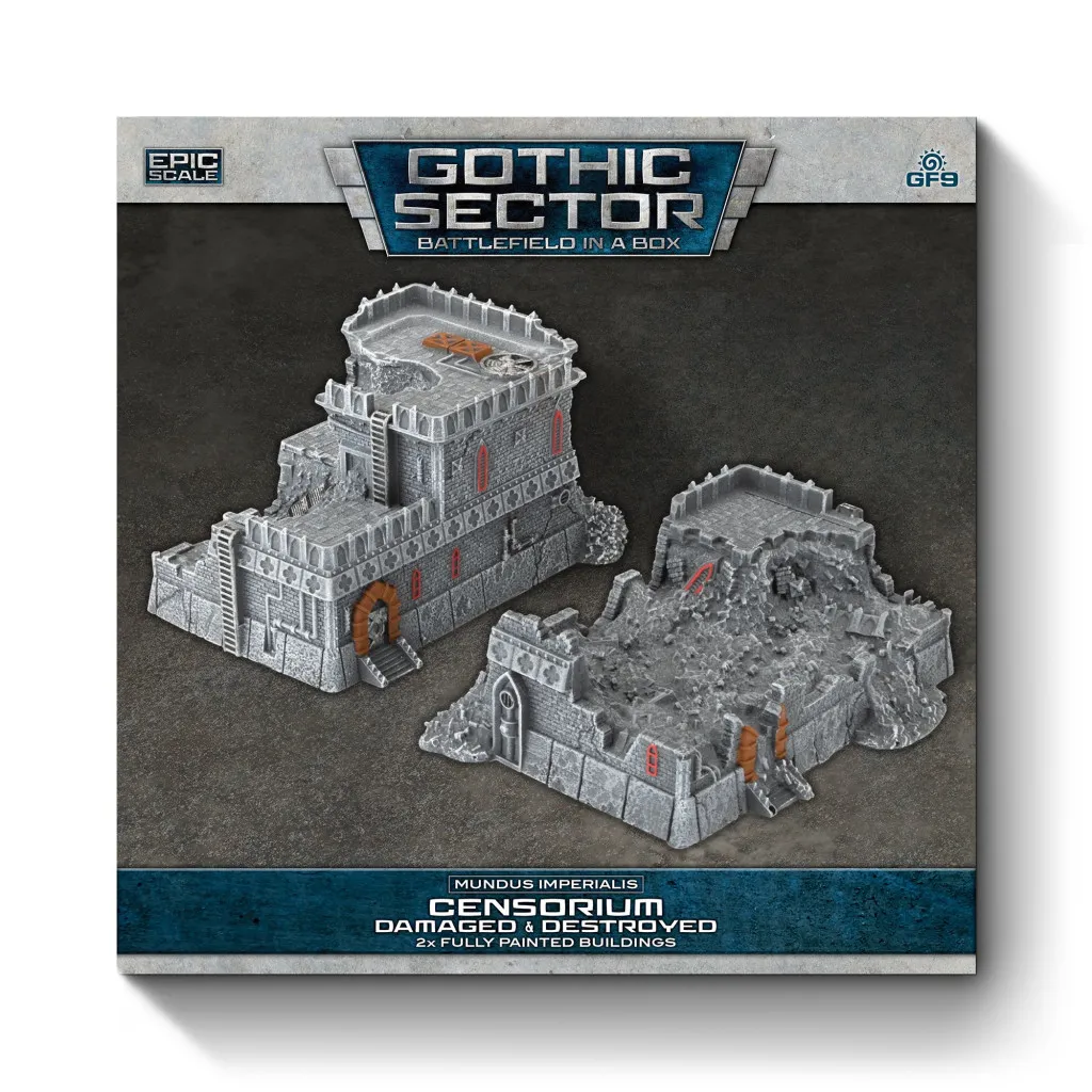 Battlefield in a Box: Mundus Imperialis - Censorium (Damaged and Destroyed)