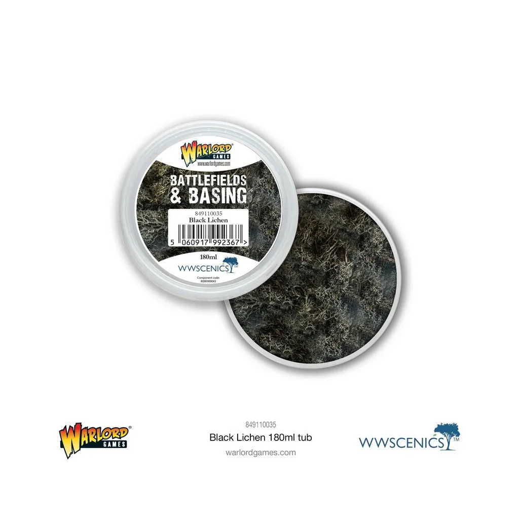 Battlefields & Basing: Black Lichen (180ml)