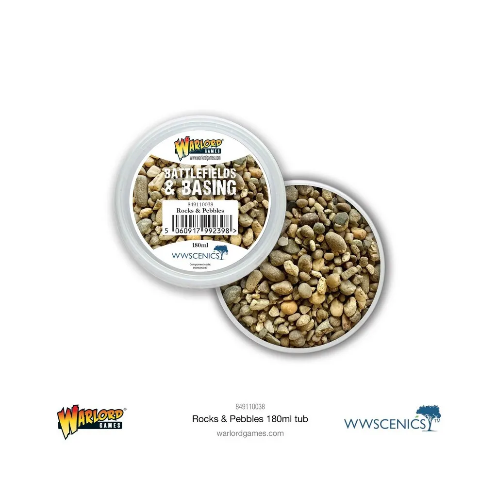Battlefields & Basing: Rocks & Pebbles (180ml)