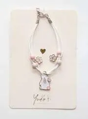 BRACELET CORDON EN FORME DE LAPIN