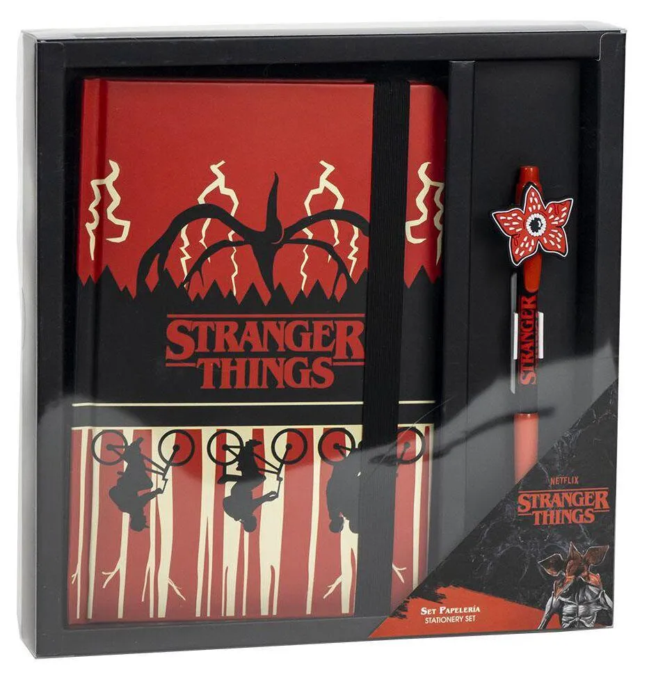 STRANGER THINGS - SET DE PAPETERIE UPSIDE DOWN