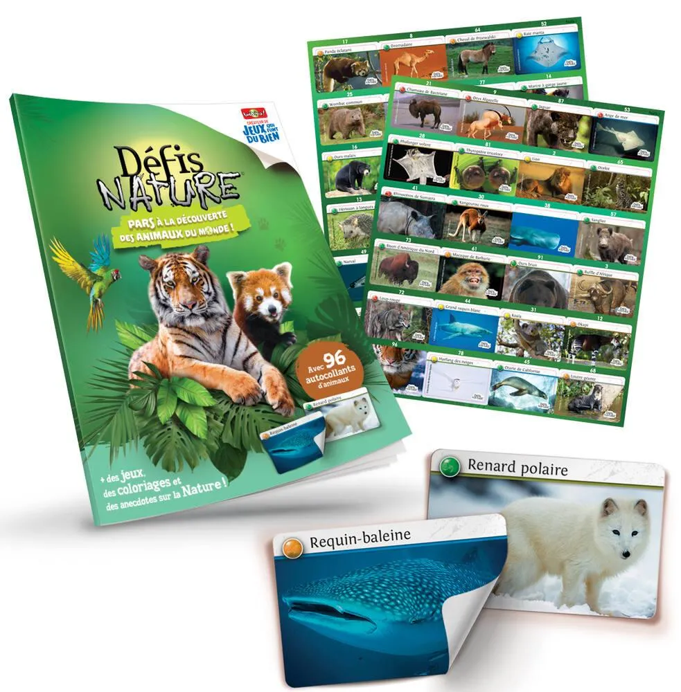 PACK ALBUM LES ANIMAUX DU MONDE