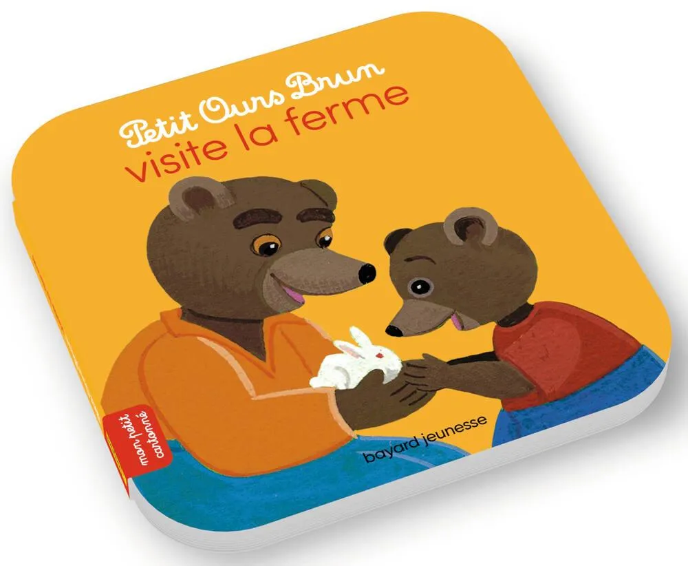LIVRE PETIT OURS BRUN VISITE LA FERME