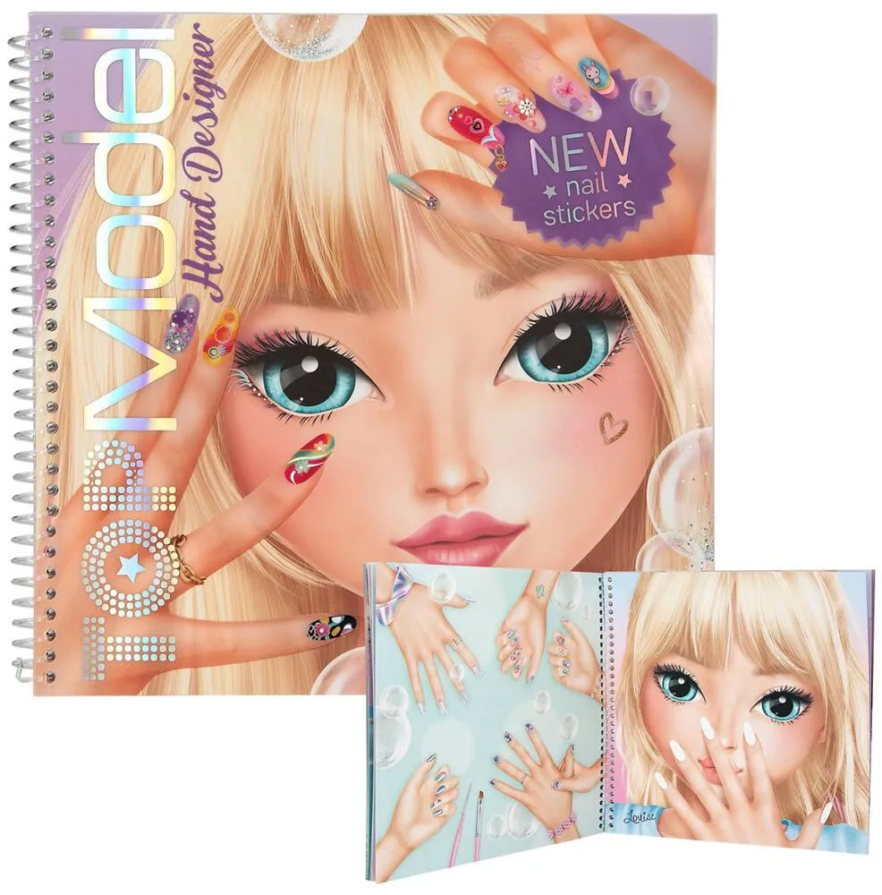 TOPMODEL ALBUM A COLORIER CREATE YOUR HAND-DESIGN