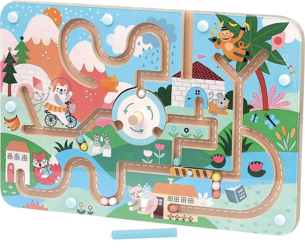 LABYRINTHE MAGNÉTIQUE EN BOIS - MICHELLE CARLSLUND