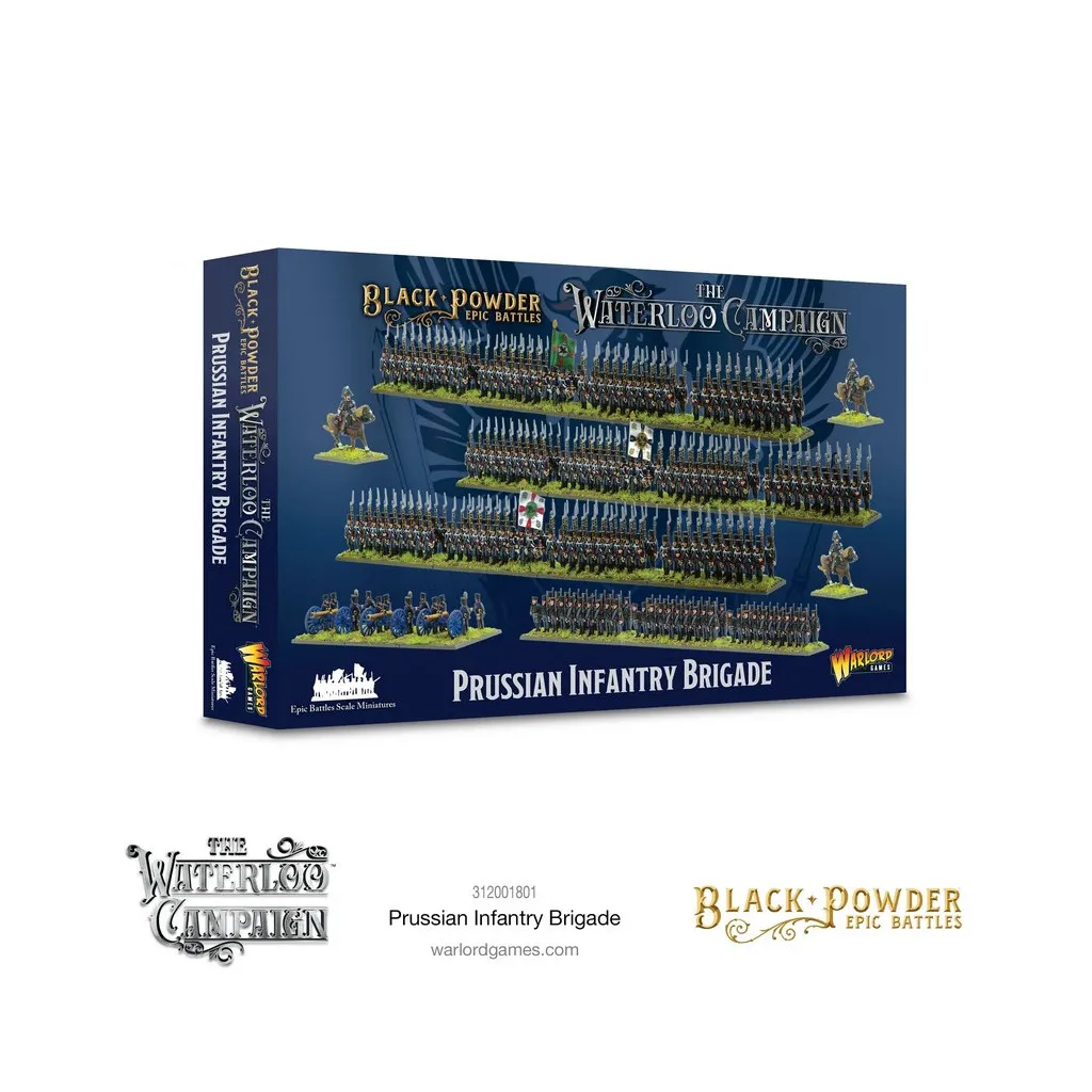 Black Powder Epic Battles : Waterloo - Prussian Infantry Brigade