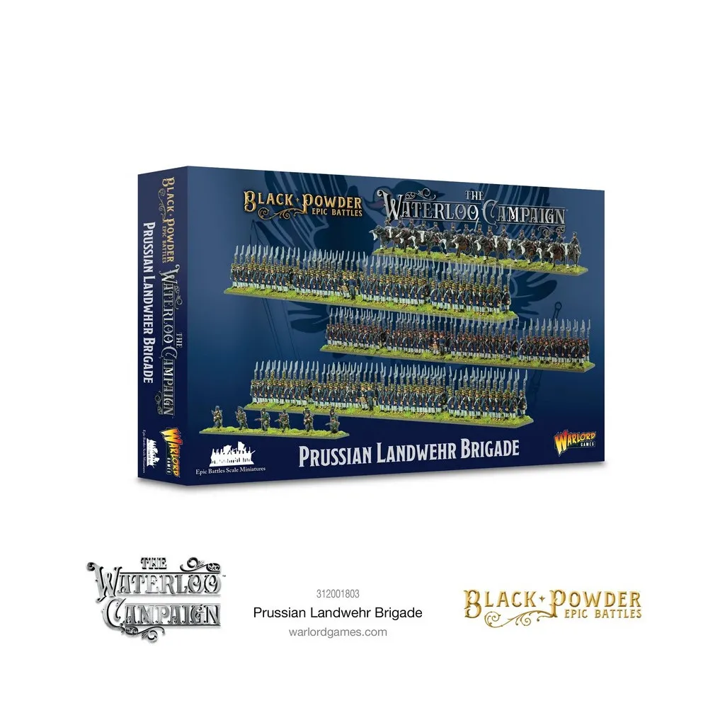 Black Powder Epic Battles : Waterloo - Prussian Landwehr Brigade