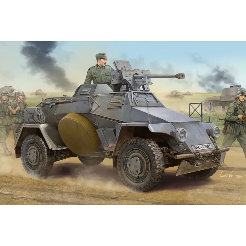 Blindé allemand Sd.Kfz.221. HOBBY BOSS 83813