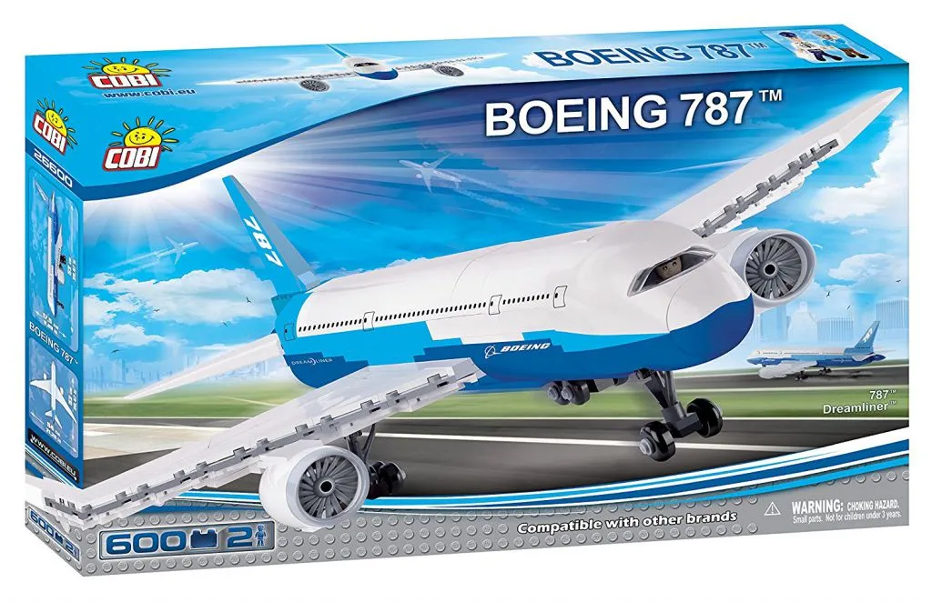 COBI 26600 Boeing 787 - Blanc - 600 pièces 2 personnages