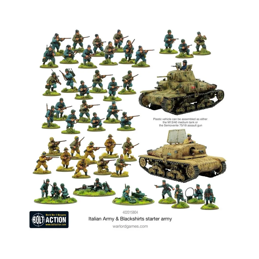 Bolt Action - Italian - Italian Army and Blackshirts Starter Army
