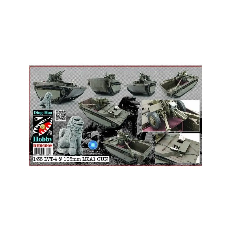 LVT-4 Buffalo Véhicule amphibie. DING-HAO HOBBY 96008