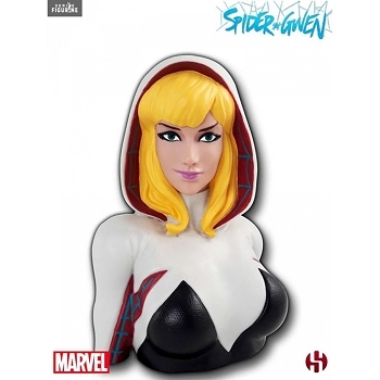 Buste tirelire spider-gwen delux