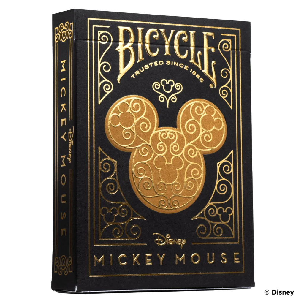 Bicycle Mickey Mouse Black & Gold
