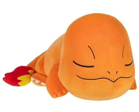 POKEMON PELUCHE SALAMECHE QUI DORT DE 45 CM