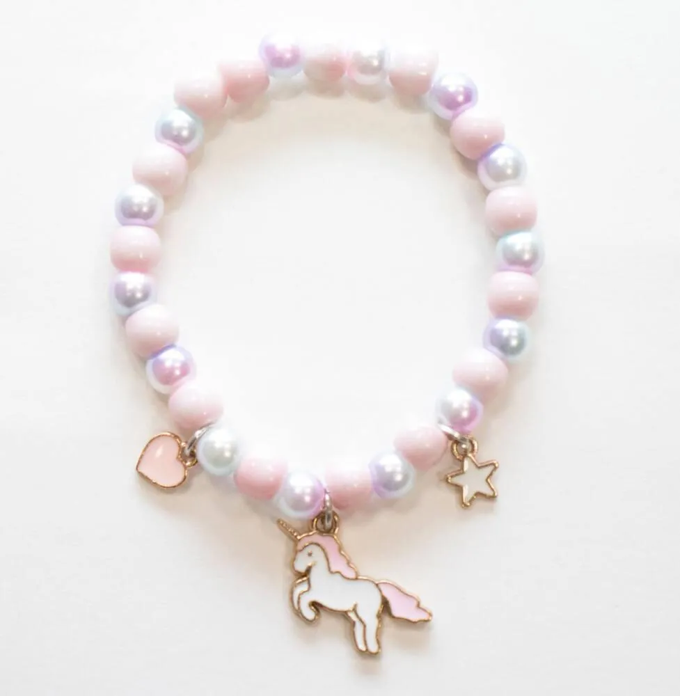 BRACELET DE PERLES EN FORME DE LICORNE
