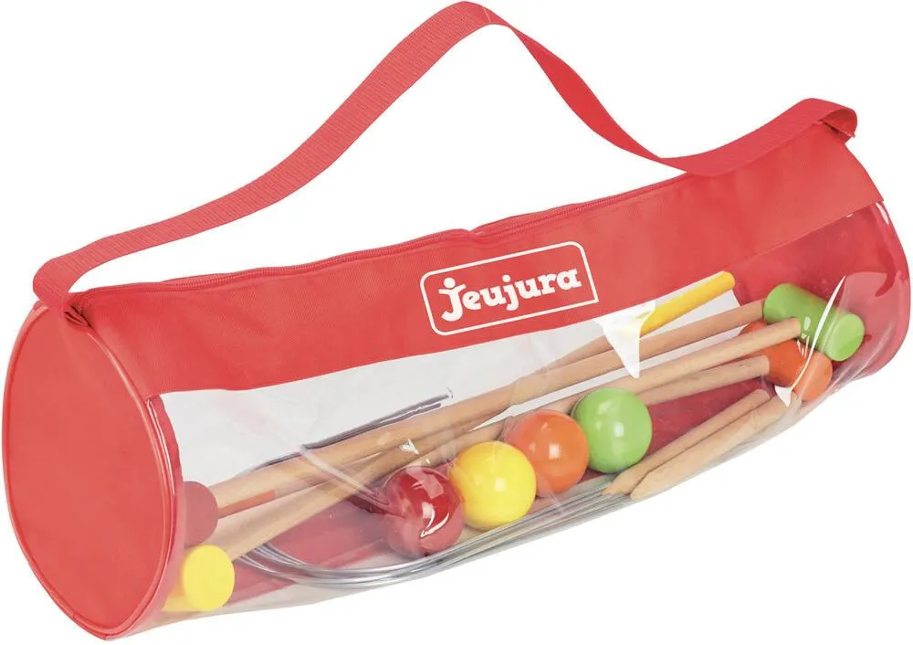 CROQUET EN BOIS - SAC DE TRANSPORT
