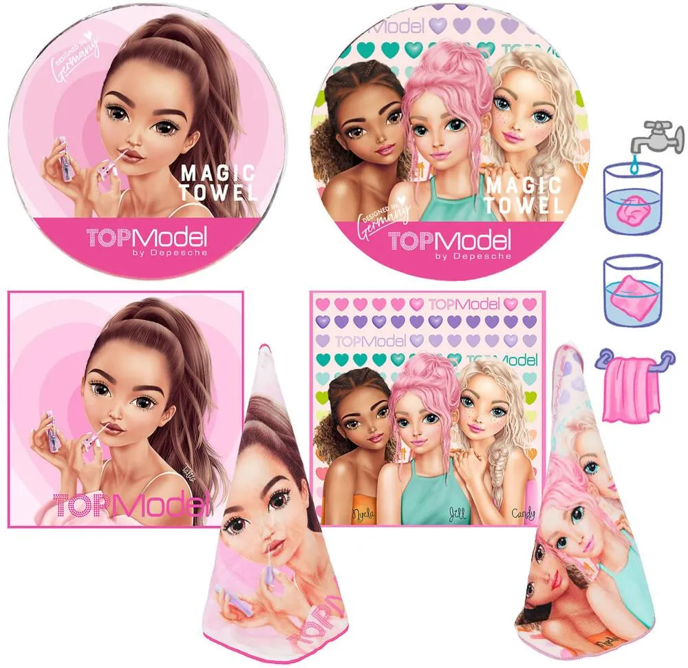 TOPMODEL SERVIETTES MAGIQUES BEAUTY AND ME