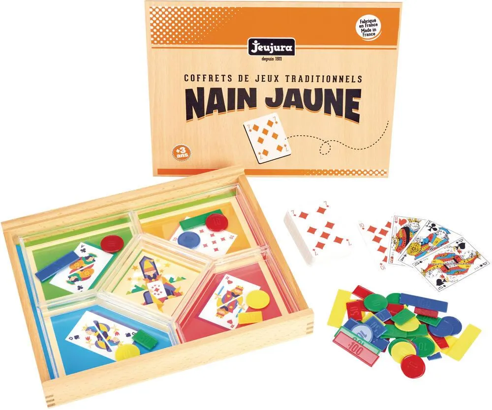 JEU DU NAIN JAUNE - COFFRET EN BOIS