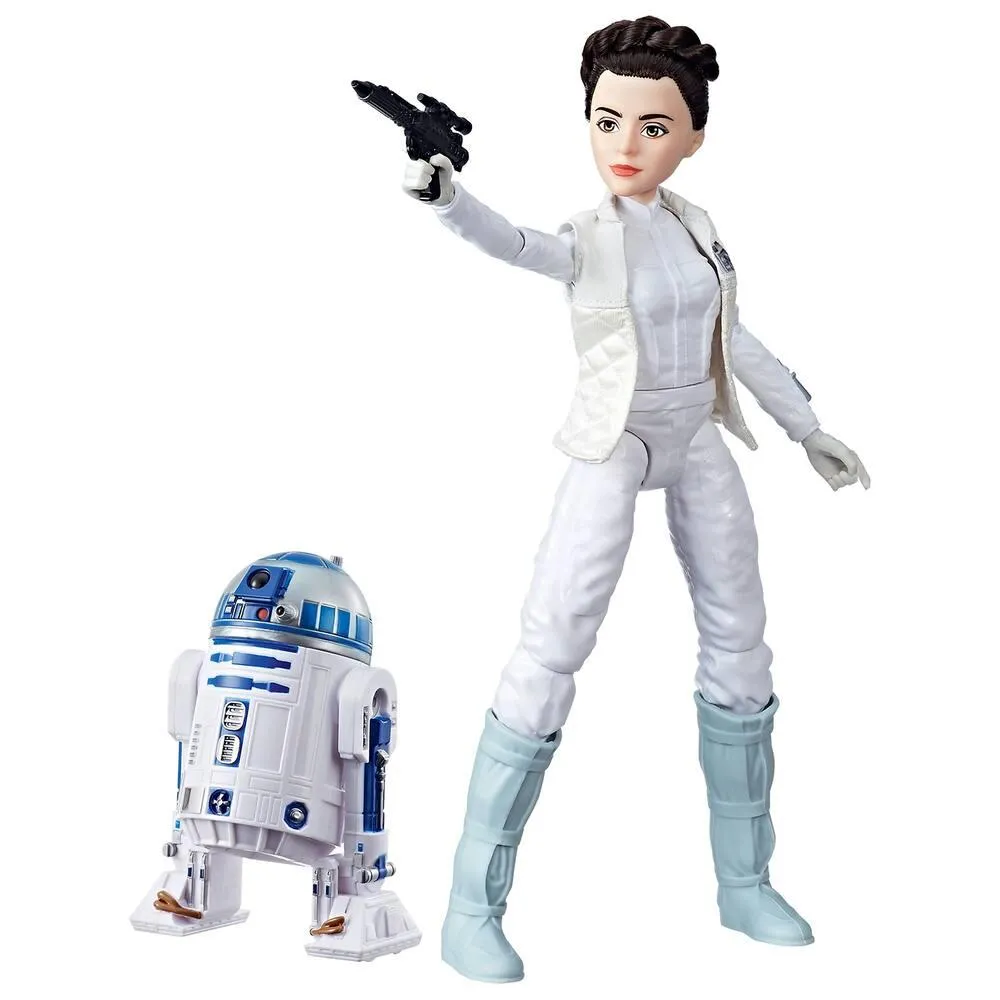 STAR WARS DESTINY POUPEE AVENTURIERE LEIA ET R2D2