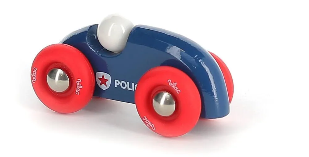 MINI VOITURE DE RALLYE EN BOIS - POLICE