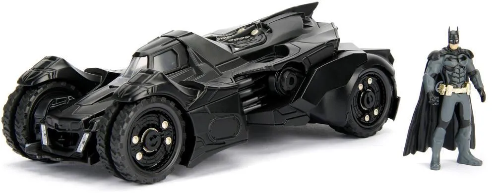 1/24 DC COMICS - VOITURE - BATMOBILE ARKHAM KNIGHT W -BATMAN FIGURE BLACK